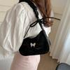 Bolsa de ombro de corrente de moda casual na moda Crossbody Bolsa feminina 2024 Nova personalidade bonita simples nas axilas Bolsa para mulheres