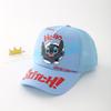 Gorra de red nueva para niños transfronteriza, gorra de punto de dibujos animados linda, verano 2025, sombrero para el sol para niños, comercio exterior