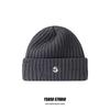 Gorro de Lana Caliente Tejido con Letras para Mujer 2024 Nuevo Otoño e Invierno Versátil Protección para las Orejas Resistente al Frío Gorro Pequeño para el Rostro para Hombres y Mujeres