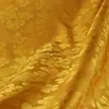Un Vestido de Tela de Moda con Estampado Floral Pequeño Oscuro Brillante Multicolor Drapado Cheongsam Tela de la Dinastía Han C