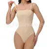 Enterizo Moldeador con Tirantes Transfronterizo, Corsé Transpirable sin Costuras, Levantamiento de Glúteos, Tirantes Desmontables, Body Control de Abdomen