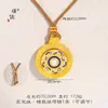 Puzuo Cor Forte Conserva Cor Dourado Areia Acessórios DIY Oito Tesouros Auspiciosos Peixes de Peixes Bússola Pingente Corrente de Suéter Versátil da Moda