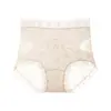 Ropa Interior Femenina Ligera y Transpirable, Entrepierna de Algodón Puro Antibacteriano, Cintura Alta Control de Abdomen, Levanta Glúteos, Tallas Grandes Sin Costuras Sexy Encaje Pantalones de Protección Abdominal