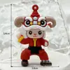 Chaveiro do Ano do Carneiro Carneiro Ganhe uma Fortuna Boneco de Borracha Macia Pingente Desenho Animado 2027 Boneco do Ano do Carneiro Ovelhinha Ornamento Presente