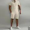 Traje Deportivo Casual Suelto de Manga Corta para Hombre Transfronterizo Verano 2024 Amazon AliExpress Europa y Estados Unidos
