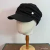 Sombrero Plegado Retro Japonés para Mujer Diseño Artístico de Nicho Sombrero de Equitación Sombrero de Boina de Pintor de Boina de Gama Alta Otoño
