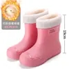 Botas de lluvia nuevas para mujer: estilos cortos, hasta la pantorrilla y escotados, con suelas antideslizantes, suelas gruesas, adecuados para lavar platos, duraderos, impermeables y cálidos