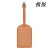 Bolsa de couro PU para cartão de visita, cartão de embarque, bolsa flip horizontal e vertical, fivela de hardware, acessórios para etiqueta de bagagem de golfe