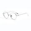 Armazón de Titanio Puro Literario de Moda para Mujer Venta al por Mayor Armazón de Titanio Temperamento Versátil Retro Moderno Armazón para Lentes de Miopía para Hombre con Rostros Cuadrados y Redondos
