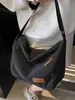 Bolso Tote Casual de Estilo Japonés Estilo Perezoso para Estudiante Viajero de Gran Capacidad Simple Color Sólido Ligero Combinable Bolso Cruzado para Mujer