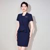 Traje Nuevo de Verano de Manga Corta del Fabricante para Mujer, Temperamento Profesional, Uniforme de Trabajo para Mujer Gerente de Hotel, Gerente de Joyería