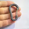 *Alambre de Acero de Aleación de Aluminio Multicolor No. 5 Mosquetones en Forma de Calabaza para Exteriores Hebilla Colgante para Mochila Tetera Hebilla Colgante Hebilla de Resorte Aplanada