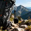 Pulseira de relógio compatível com Apple Watch, fecho e colar com chaveiro, pingente, cordão, mosquetão, caixa de relógio de bolso, suporte adaptador de pulseira para braço/tornozelo, clipe de cinto