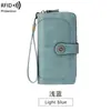 Xiangyin 2025 Nueva Cartera Antirrobo Retro 70% de descuento Portatarjetas para Mujer Cartera Larga de Embrague Europea y Americana Rfid para Mujer