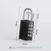 Cadeado de Combinação de Metal para Portas de Armário de Dormitório Estudantil, Bagagem de Academia, Fechaduras de Gaveta e Pequenos Cadeados Antifurto Domésticos