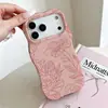 Comércio Exterior Mais Vendido Estilo Floral Suave Capa para Celular Iphon15Promax Transferência de Calor Película Duas em Uma Capa Protetora