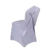 Boda transfronteriza boda leche seda elástico funda de silla de hotel alas hebilla mariposa todo incluido Lycra funda de silla venta al por mayor