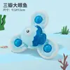 Gira-Gira con Ventosa Infantil Lindo Transfronterizo, Giroscopio de Dibujos Animados, Juguete Giratorio Divertido para Baño de Bebé