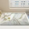 Alfombrilla de drenaje de mármol Mesa de cocina Secado de vajilla Posavasos Encimera Alfombrilla absorbente Alfombrilla de mesa sin lavado Limpiable y a prueba de aceite