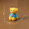 Little Bear Family Series Animal Bonito Micro Paisagem diy Bonsai Ornamentos Carnudos Artesanato de Plástico Urso do Amor