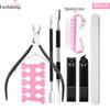 Herramienta para manicura, tira pulidora, lima de uñas, tira pulidora de acero inoxidable, tijeras para piel muerta, tenedor para piel muerta, herramienta para eliminar la manicura.