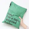 Bolsa Express Personalizada de Almidón de Maíz Biodegradable Compostable Bolsa Impermeable Engrosada Empaque Especial para Logística Bolsa Express
