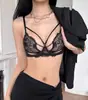 Lingerie de renda sexy puro desejo estilo francês 2063 para mulheres, sutiã push-up europeu e americano quente para seios grandes, sutiã respirável de verão