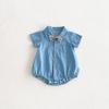 Bata Enteriza Ins para Bebé para Niños, Guapo Caballero Pajarita, Camisa para Fiesta de un Año, Mameluco