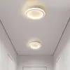 Luz de Pasillo Nórdico, Luz de Entrada, Luz Creativa Moderna Simple para Vestidor, Luz de Balcón, Lámpara de Techo Pequeña