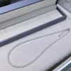 Colar de Pérolas de Zhuji 4-4,5mm Branco Quase Redondo Pequeno Bebê Pérola de Água Doce Botão de Prata Esterlina Fecho Primavera e Verão