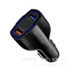 Cargador de Coche de Carga Rápida Cargador de Teléfono para Coche Doble USB Tipo Encendedor de Cigarrillos Tipo-c Uno a Tres 35W Cabezal Convertidor de Carga Rápida