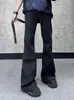 Estilo Americano Retro RO Stretch Streams Jeans de Tamaño Micro para Hombre Calle Principal vintage Holgados Estrechos Pantalones de Verano para Hombre