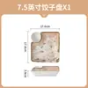 Juego de Cuenco y Plato de Camelia Estilo Japonés, Cerámica de Alta Estética Bajo Esmalte Vajilla, Juego de Cuenco y Palillos al por Mayor, Vajilla de Regalo