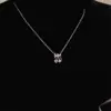 Corrente de Suéter Moda Versátil Super Fada Corrente Fina Simples Luxo Leve High-End Corrente de Clavícula Presente de Aniversário para Namorada