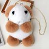 Fuente de fábrica 2021 explosiones imitación Conejo Rex Bolso de Peluche lindo pequeño panda dama niños bandolera Bolso de Conejo