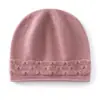 Venta al por mayor de fábrica Cachemira Transfronterizo Otoño e Invierno Estilo Nuevo Jacquard Engrosado Borde Enrollado Cálido Protección contra el Frío Tejido Protección para Orejas Gorro Envolvente para la Cabeza