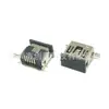 Mini USB 5 pines Patch Vertical con Columna Mini 5P Patch Vertical Enchufe de 180 Grados Placa de Conexión 6.5mm