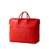 Bolsa de almacenamiento de colcha bordada de alta gama, un bolso rojo para el ajuar de la novia, perfecto para celebraciones de bodas, a prueba de humedad y polvo
