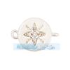 L58 M55 Acessórios para joias DIY micro-incrustados coração de pêssego lua animal borboleta rosto sorridente zircônia conexão