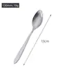 Juego de Cubiertos de Acero Inoxidable, Vajilla de Alta Gama, Cuchillo para Bistec Estilo Occidental Engrosado, Cuchara de Postre, Cuchillo para Pastel, Tenedor de Fruta