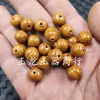 Cuentas Amarillas Tridimensionales con Forma de Calabaza con Diseño de Cabeza de Mono y Hueso de Durazno, Adecuadas para Pulseras, Collares y Cuentas de Oración Budistas