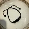 Mi nombre es Flor de durazno Zhao en la orilla pulsera de cristal de fresa femenina paloma roja cristal cristal cuerda tejida amantes novias fuera adornos de mano individuales