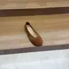 Primer Encuentro con la Temporada: Zapatos Planos Retro de Gamuza para Mujer tipo Abuela, Versátiles, Cómodos, Suela Suave, Mocasines Slip-On