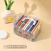 Canetas marcadoras acrílicas de ponta macia com tinta líquida direta para artesanato e DIY, conjunto de 12 cores de marcadores coloridos para desenho infantil