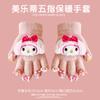 Novas luvas Sanrio para crianças, bebê, outono e inverno, à prova de frio, não congelantes, protetor de dedo, meninos e meninas, inverno, forradas de lã, quentes
