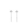 Aretes de Corona Yinzhen S999 de Plata Pura para Mujer Diseño Nicho Aretes de Plata Esterlina para Orejas Perforadas, Lavables y para Dormir Aretes de Hueso de la Oreja Libres de Presión