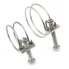 Productos de Acero Inoxidable Abrazadera Fija de Manguera de Doble Alambre Abrazadera de Alambre Abrazadera de Tubería Set de Accesorios para Herramientas Abrazadera de Hebilla