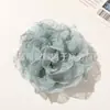 Refrescantes y etéreos accesorios florales de malla de gasa para niña DIY Ropa Accesorios para el cabello Flores para zapatos Corsage Materiales decorativos y accesorios