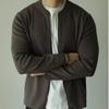 Cárdigan ligero y maduro con cremallera de Design Sense para hombre, abrigo de negocios para uso diario, suéter informal de otoño e invierno.