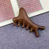 Peine de Masaje Multifuncional Cuatro en Uno para Caída del Cabello, Terapia del Cuero Cabelludo, Raspado y Dragado de Meridianos, Cuero Cabelludo, Rostro y Ojos, Peine de Sándalo